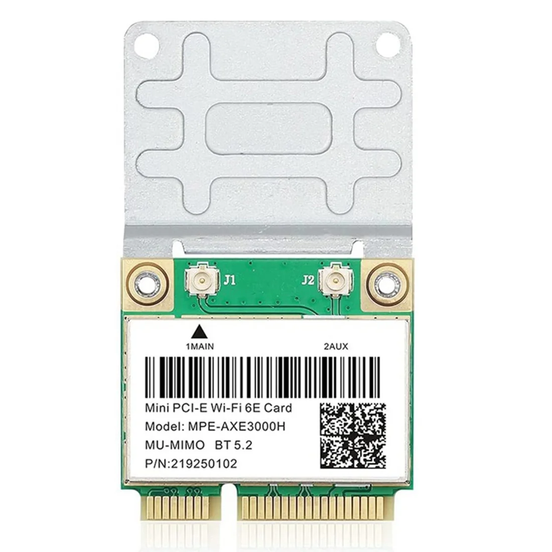 Mpe-Axe3000H 5374Mbps Wifi 6E Wireless Card Ax210 Mini Pcie Wifi Card Bluetooth 5.2 802.11Ax 2.4G/5G/6Ghz Wlan Wifi Card