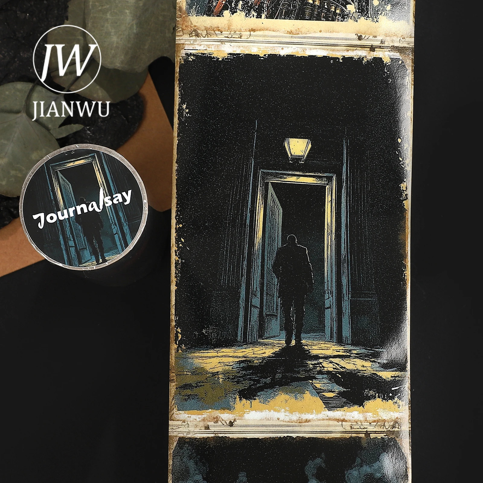 JIANWU 80mm * 205mm 빈티지 캐릭터 필름 풍경 소재 콜라주 스크랩북킹 와시 테이프 크리 에이 티브 DIY 저널 문구