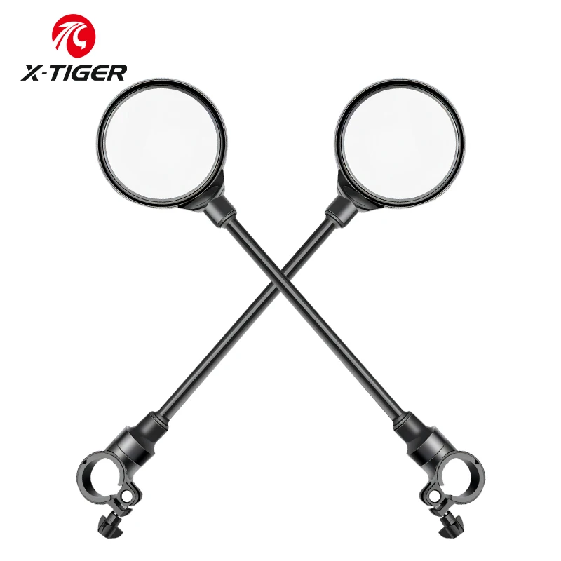 ROCKBROS Bike Mirror Rotatable&Adjustable Wide Angle Rear Shockproof Convex