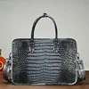 New Fashion Alligator Men's Briefcase Crocodile Pattern Cow Leather Travel Bags Handbags Men Shoulder Bag Messenger Laptop Bags 5