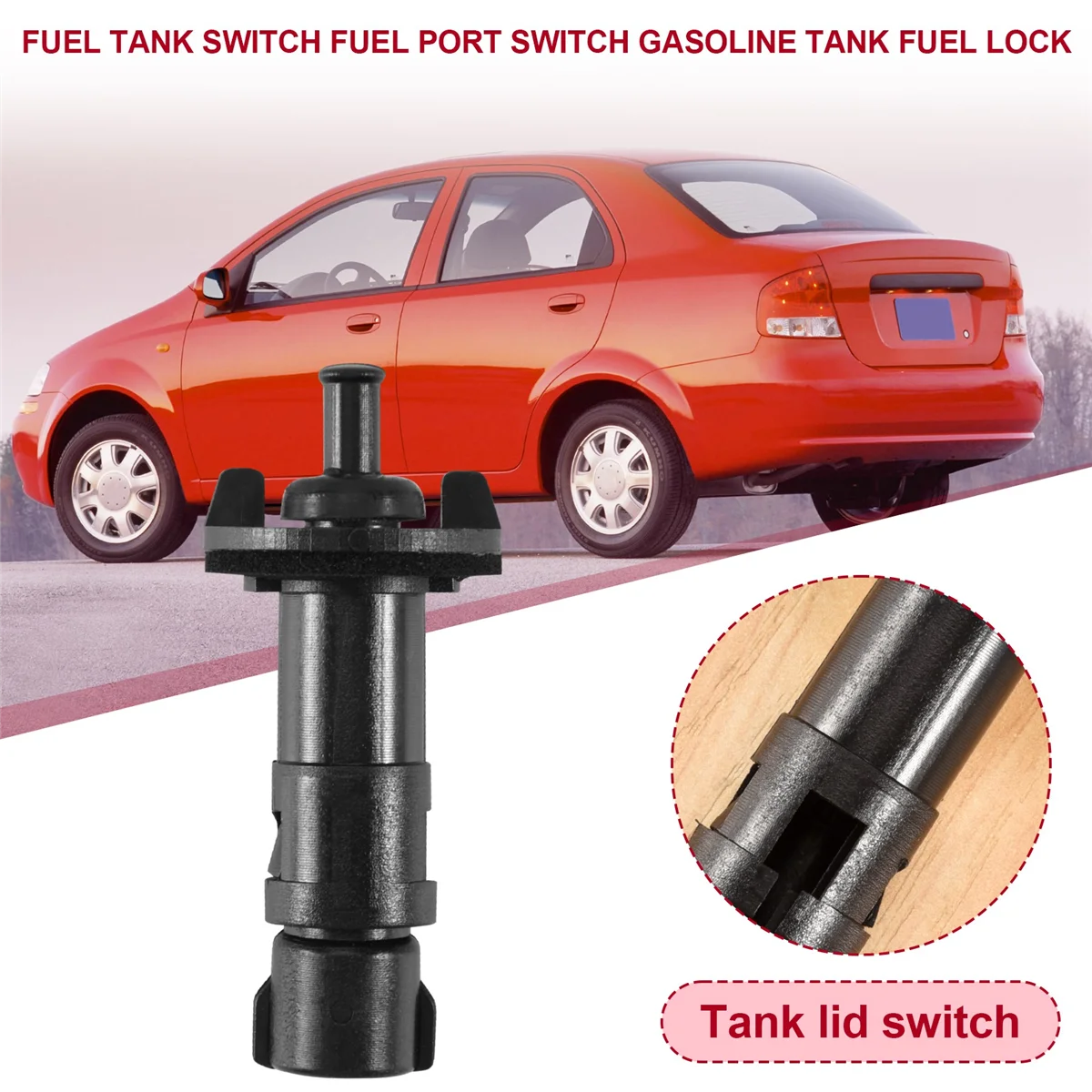 CHEVROLET Aveo 2004-2011 용 가스 연료 탱크 필러 문짝 래치 96534241, 폰티악 G3 탱크 커버 스위치용