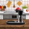 Coasters Wooden Pepper Mill Base Kitchen Tray Grinding Disc Condiment Black Salt and Sauce Bottle for Child 6