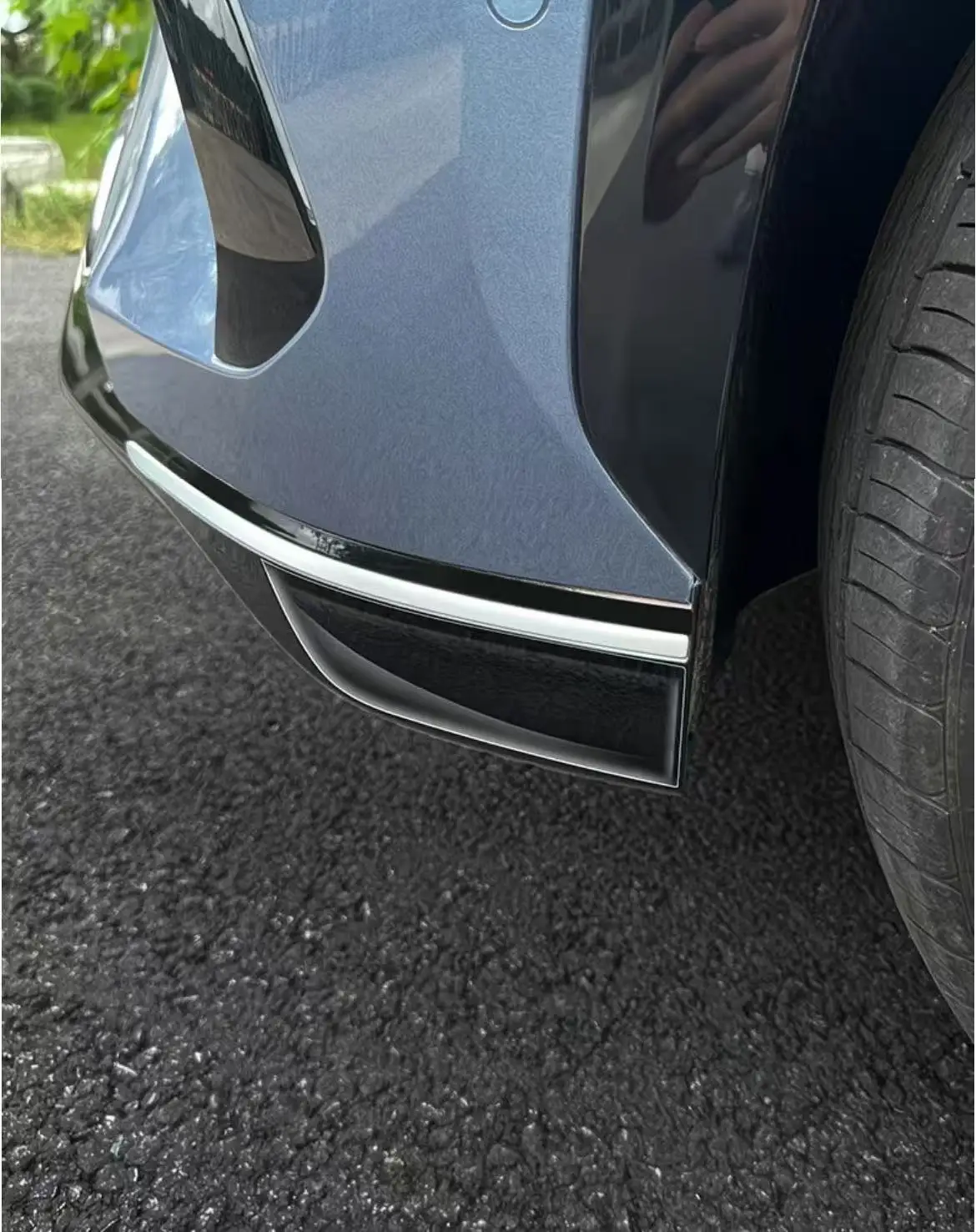 For BYD Sealion 07 EV 2024 2025 Resin Casting Front and Rear Corner Anti-collision Strips for Exterior Decoration Bumper Sticker