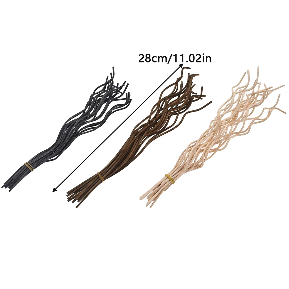 Diffuser Stick Rattan Stick Wavy Rattan Reed Fragrance Diffuser Refill Sticks Replacement Office Home Decor 20Pcs