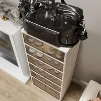 Home dust-proof shoe cabinet, no installation required, foldable transparent folding shoe box, large capacity shoe storage box 6