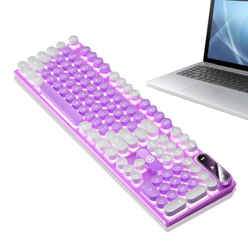 Retro Light Up Mechanical Typewriter Keyboard