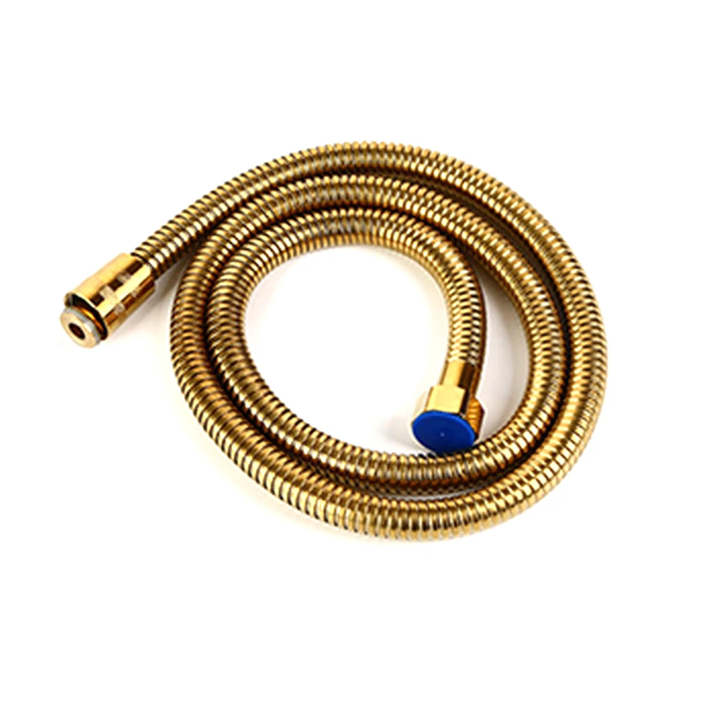 1.5m High Pressure Shower Hose Plumbing For Bathroom Accessories Gold