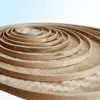 4 Size Hand-woven Bamboo Sieve Hand-painted Bamboo Raft Round Dustpan DIY Decorative Fruit Bread Basket Kitchen Storage Tray 2