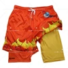 Men's Gym Shorts Double Layer Performance Shorts 2 in 1 Compression Stretchy Sports Shorts Quick Dry Fitness Workout Summer 2