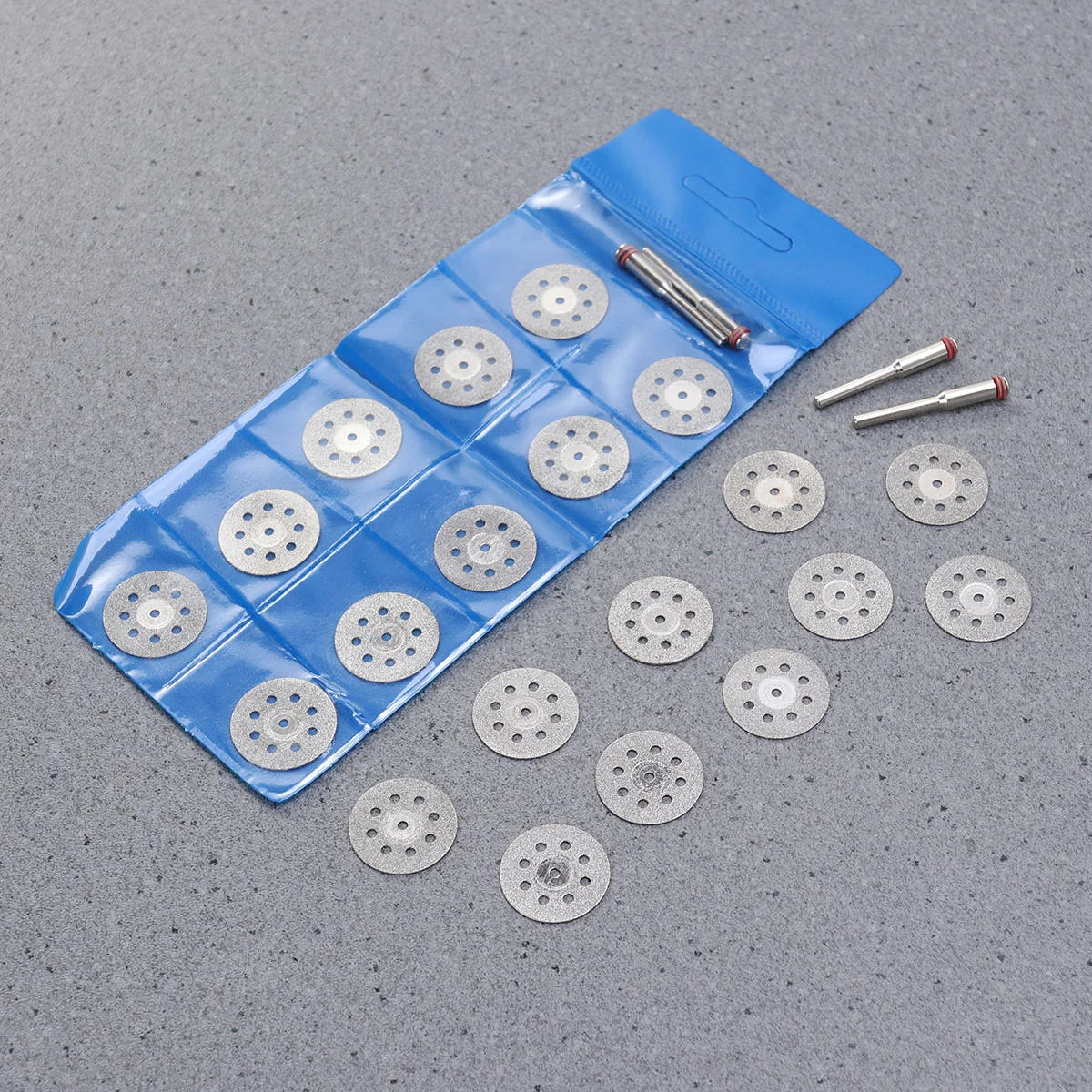 20 Pcs Mini Circular Blades Diamond Cutting Discs Corundum Dental Grinding Tablets