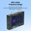 HTOOL SV4401A 50KHz-4.4GHz Vector Network Analyzer 100dB Dynamic VNA 7-inch Touch LCD Internal memory MF/LF/HF/VHF/UHF Band 2