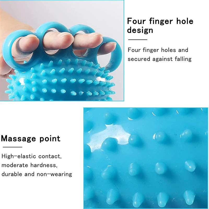 Hand Strengthener Hand Grip Ball Rehabilitation Finger Gym Exercise Muscle Gripper Training Power Strengthen Tools