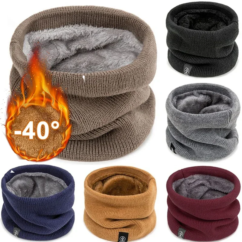 Neck Wrap Knitted Scarf Neck Gaiter Neck Tube Scarf Bandana Neck Cover Soft Knitted Neck Warmer Sport Scarf for Women Men