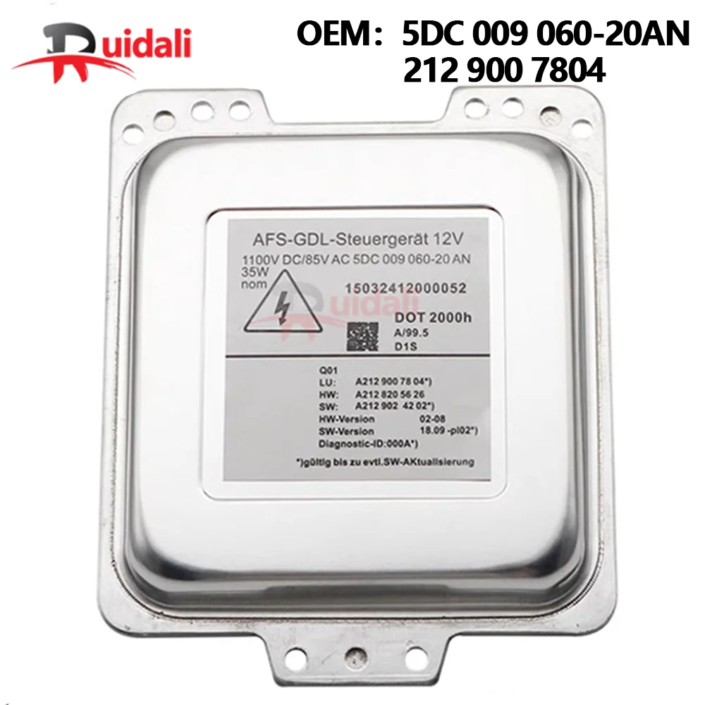 D1S Xenon HID Headlight Ballast for Mercedes Benz W212 C207 A207