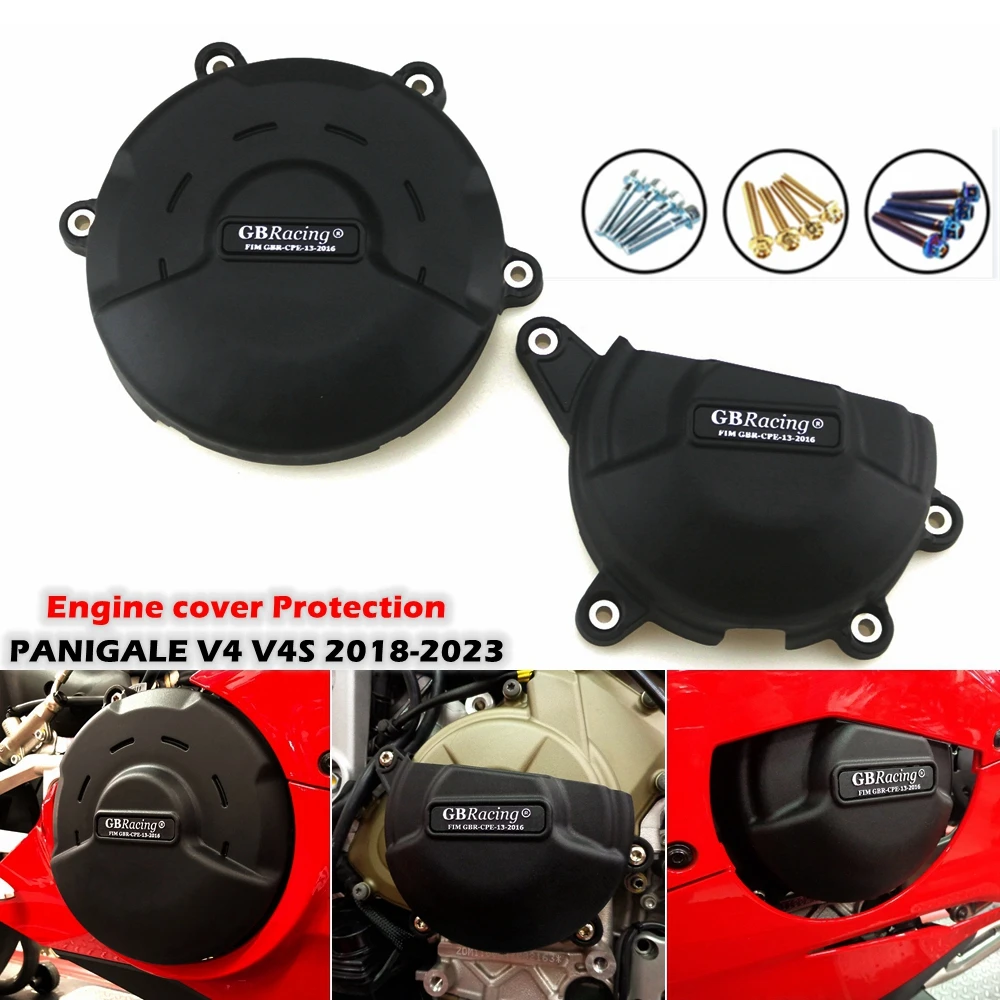 Motorcycles Engine cover Protection case For DUCATI PANIGALE V4 V4S-GB Racing motorcycle engine cover engine cover protector engine guard