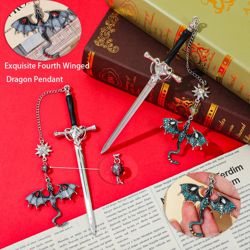 Green Dragon Bookmark | Fantasy Bookmark | Bookmark For Fantasy Lovers | Gift For Book Lovers | Bookish Gift | Fourth Wing | Book Dragon - View #6