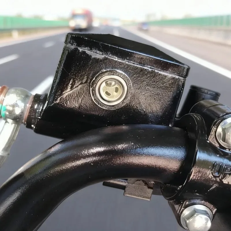 Motorcycle 10/12/14/18mm Master Cylinder Brake Pump Oil Window Mirror Sight Glass Gasket for Honda KTM Kawasaki BWM Yamaha T700