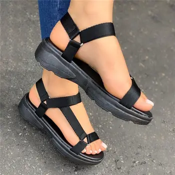 Beach Shoes Woman 2024 Summer Sandals Woman Non-slip Casual Multicolor Shoes Fashion Solid Open Toe Sandals Comfortable - Image 5