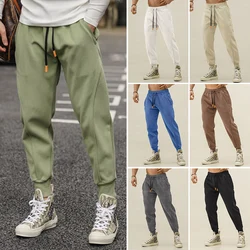 2023 New Men Jogging Long Pants Autumn and Winter Mens Casual Fleece Sweatpants Soft Sports Pants Jogging Pants 7 Colors