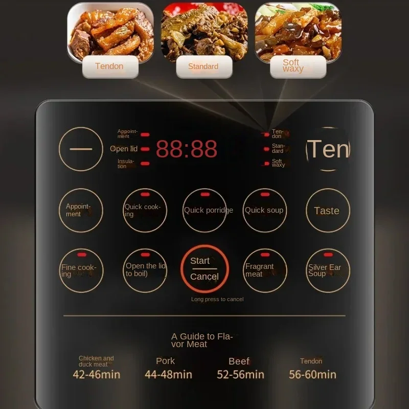 Smart Electric Pressure Cooker, Official MultiFunction Rice Cooker for Home Use, Compact Kitchen Device, Easy Clean Design 6