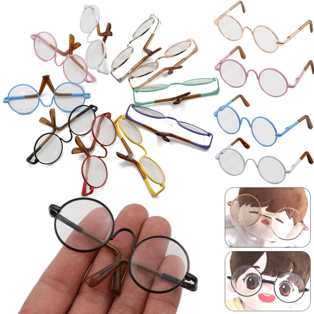 Miniature Glasses Dolls Mini Eyeglasses Dolls Doll Accessories