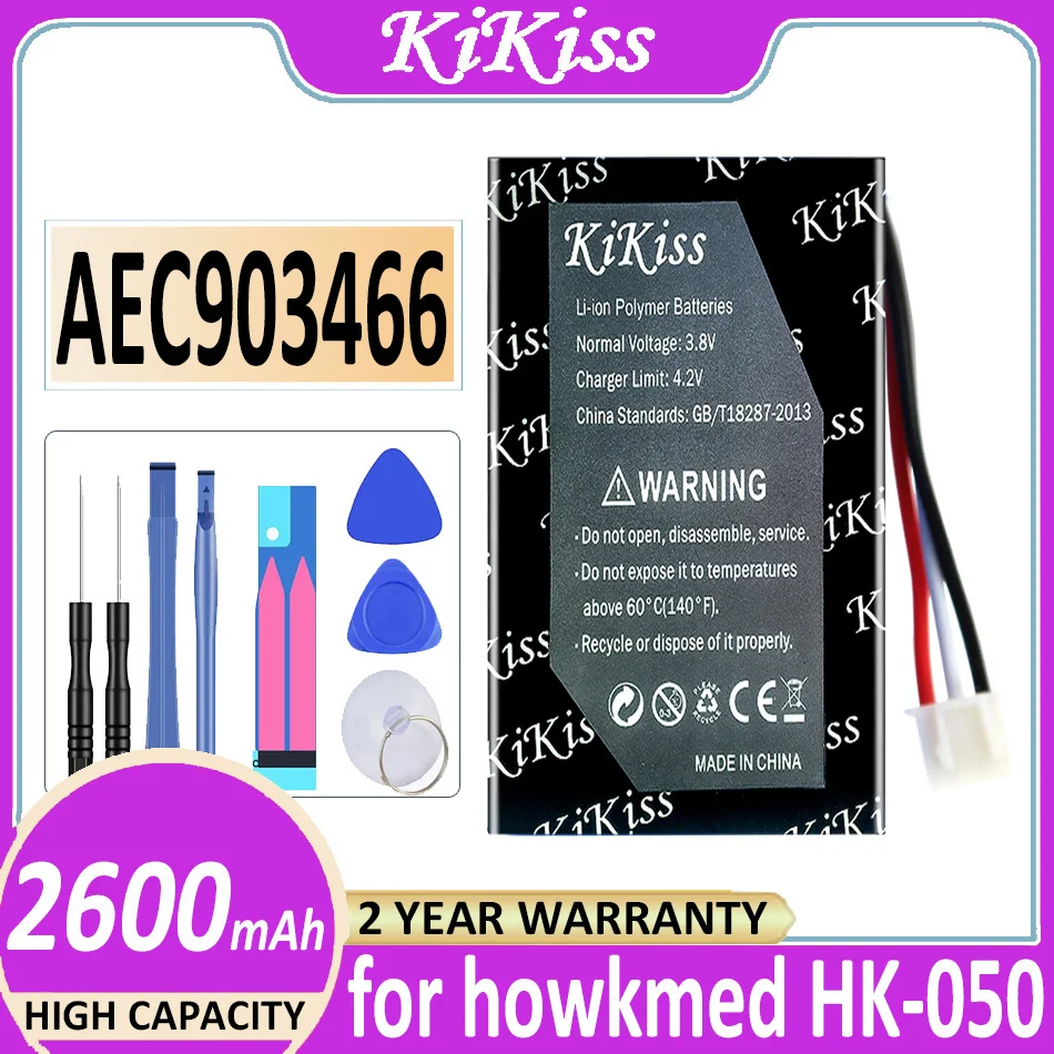 

Аккумулятор AEC903466 2600 мАч для стандартной батареи howkmed