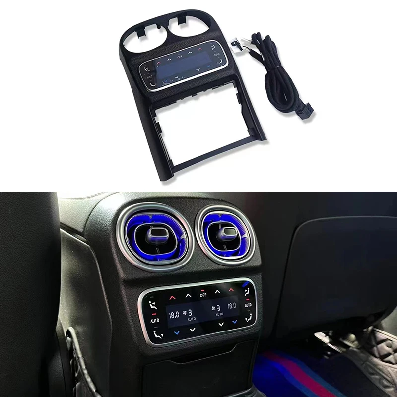 

For Benz w206 C-class rear air conditioning panel modified interior after air outlet control switch auto interior accessories