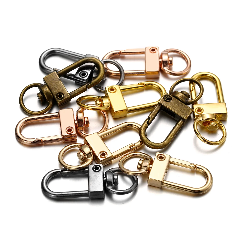 Alloy Snap Lobster Clasp Hooks for DIY Jewelry and Accessories (10-Pack) Wholesale