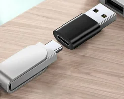 High - Speed USB - C to USB 3.0 Adapter with Compact Design (Black)