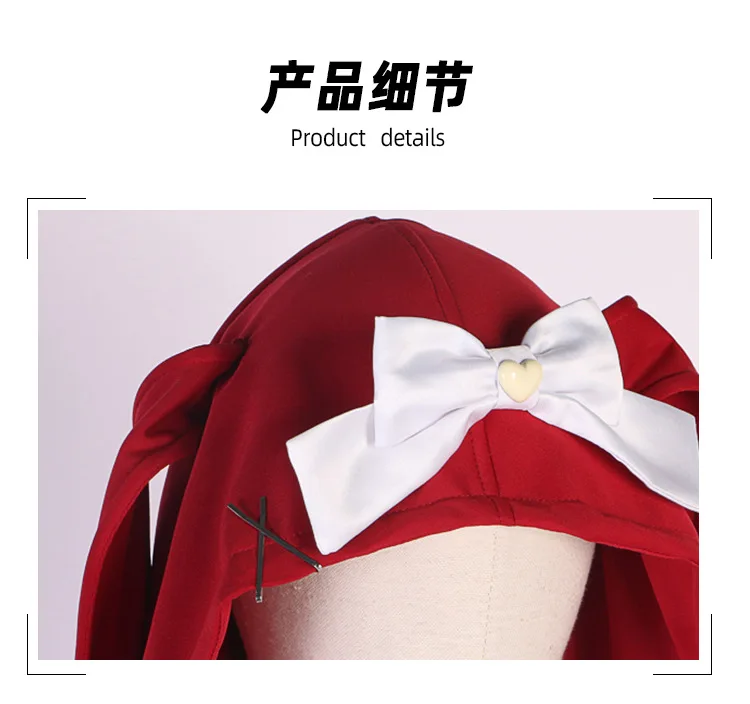 Needy Streamer Overload Ame KAngel Cosplay Hoodie Costume for Women (Unofficial)