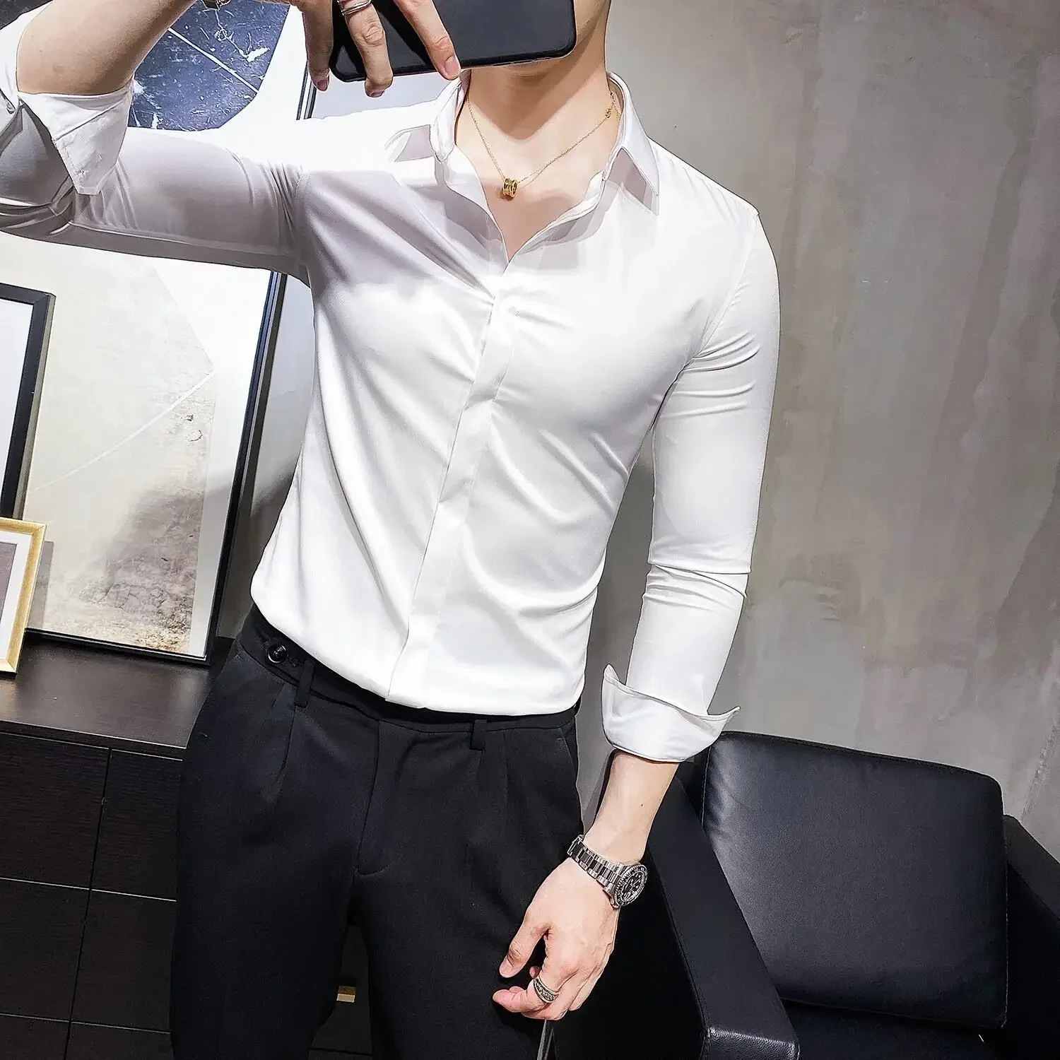Blusa KEY LARGO Lara Para Mujer - 100% Viscosa, Con Rayas Brillantes En Mangas | Ajuste Cómodo Y Versátil