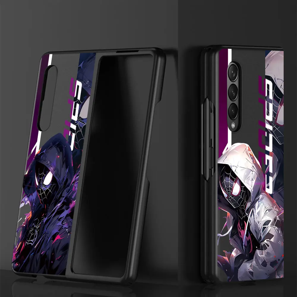 Custodia Per Samsung Galaxy Z Fold4 Z Fold3 Zfold4 Z Fold5 5G Luxury Luxury Marvel Spiderman Cool Hard Pc Custodie Antiurto Cover