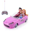 2024 New Rc Car 1:16 Remote Control Doll Convertible Sports Car Pink Party Girls Toys For Children Rechargeable Battery Girl Toy 2
