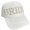 Wedding Baseball Cap Pearl TRIBE Bride MR Wedding Decoration Bridesmaid Gift Team Bachelor Party Photo Props Letter Wedding Day 1