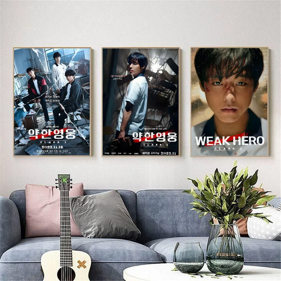 Poster Sur Toile Anime Classroom For Heroes Décoration De Chambre à Coucher Paysage Sportif Bureau Chambre Décor Cadeau Sans Cadre 40 X 60 Cm