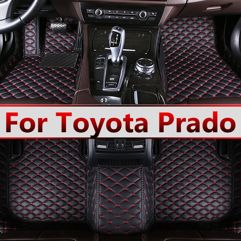 

Автомобильные коврики для Toyota Land Cruiser Prado 150, 2022, 2021, 2020, 2019, 2018, 5 сидений, автомобильный Стайлинг, интерьерные защитные коврики на заказ