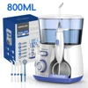 Waterpulse Electric Water Flosser Oral Irrigator, 800ML Large Capacity Dental Water Hygiene Flossing Teeth Cleaner with 5x Tips 1