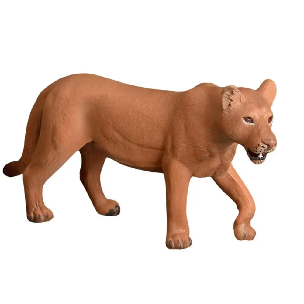 Juguetes de animales de safari para niños pequeños, figuras de animales  realistas de 14 piezas con león, elefante, panda, animales de la selva para