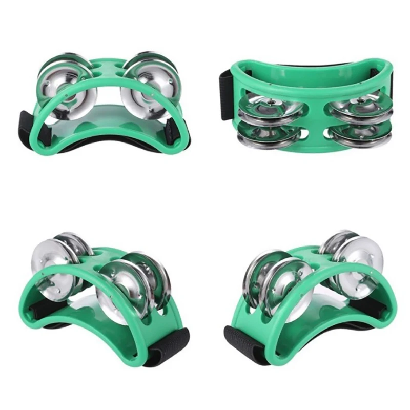 Description Picture 3 of itemFoot Tambourine Musical Instrument Percussion Foot Drum Foot Shaker Musical Instrument For Singer Guitar Players KTV Party