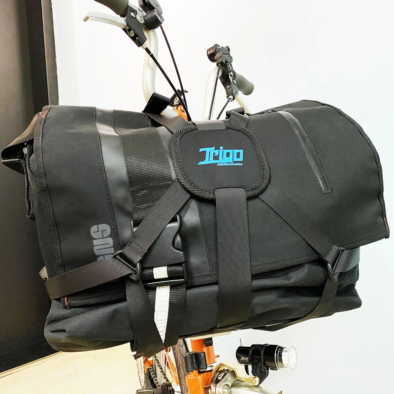 TRIGO TRP2057/TRP2059 Folding Bike Front Shelf EIEIO Black Bag