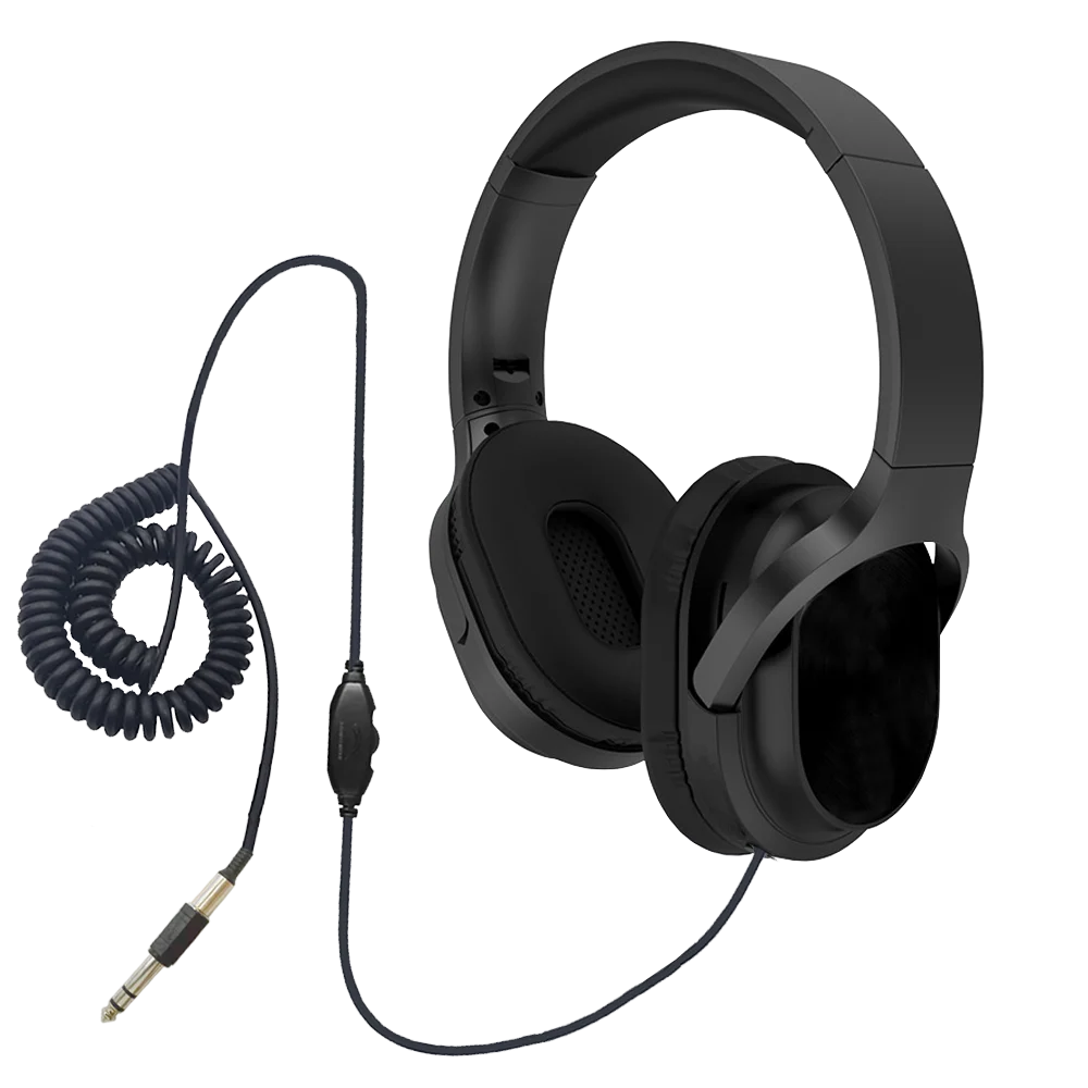 Professional Metal Detector Headphones with Round Hole Design