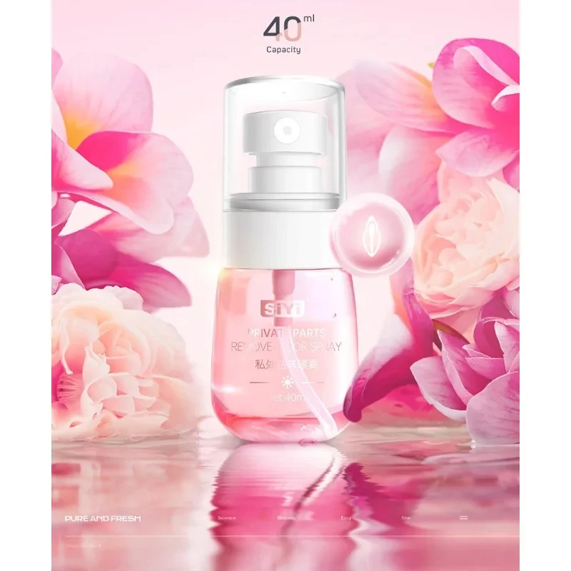 40ml Women Private Parts Perfume Anti-itch Female Private Area Spray Reduce Odor Care Intimate Part Wash Vaginal Deodorants Care