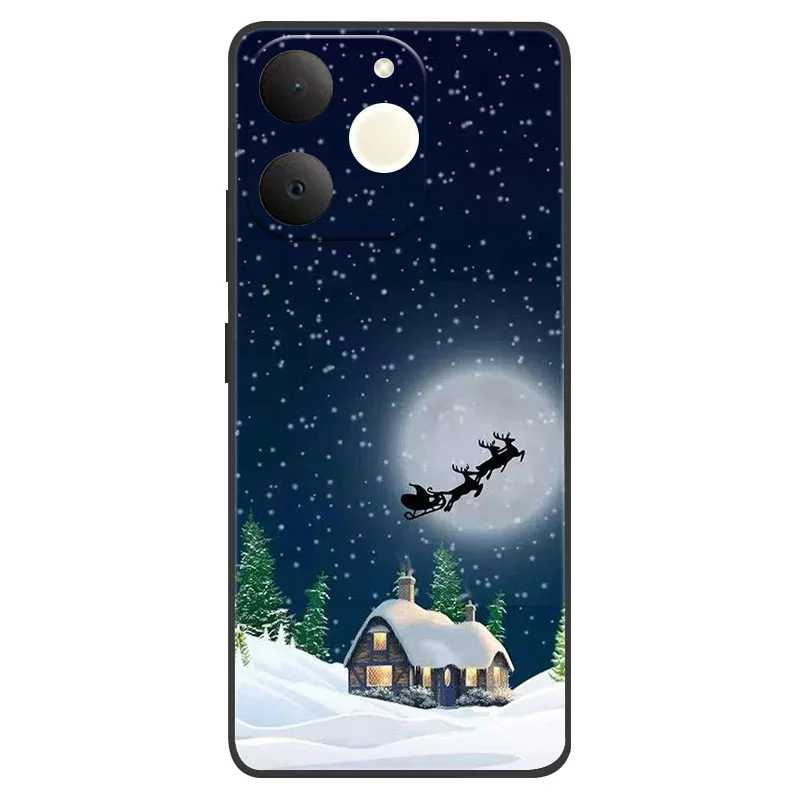 Christmas Edition Soft Silicone TPU Back Cover - Festive Phone Case Bumper