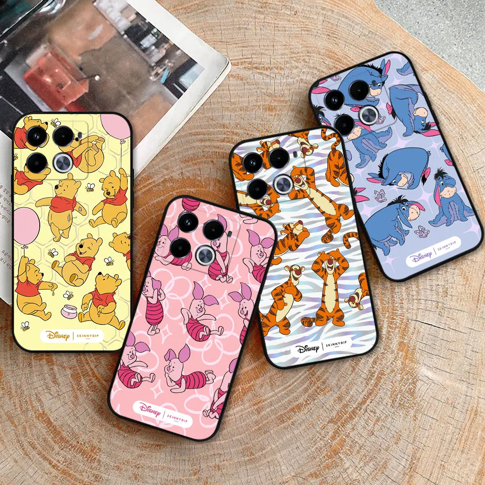 Disney winnie the pooh piglet tigger phone case for infinix note 40 30