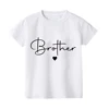 Daddy/Mommy/Sister/Brother/Baby Print Family Matching Outfits Short Sleeve Casual Family Outfit Summer Matching Set Clothing 6