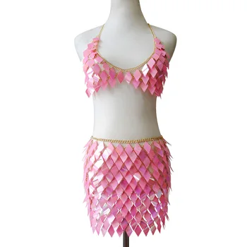 Sequins Top and Skirt 2 Piece Set 20