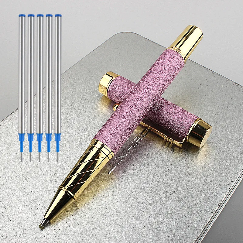 

1 Pcs High Quality Luxury Rollerball Pen 0.5mm Business Office School Stationery Ballpoint Ink Pens