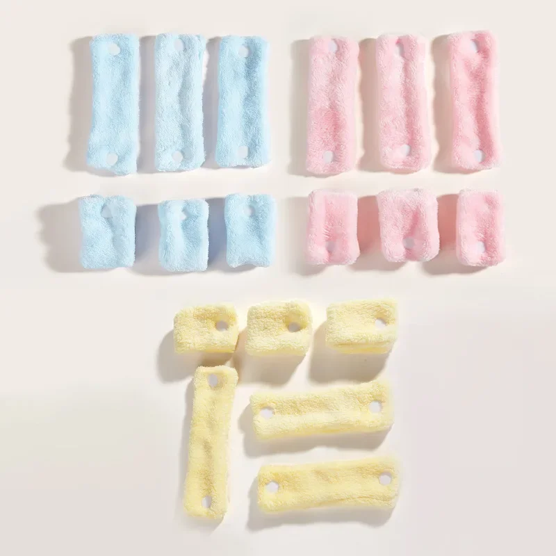Soft Hair Rollers Heatless Hair Curlers 6pcs for Kids Thick Pillow Cloth No Hurt Roller Large Long for Sleep NightTime hair styling tool hair curling tools