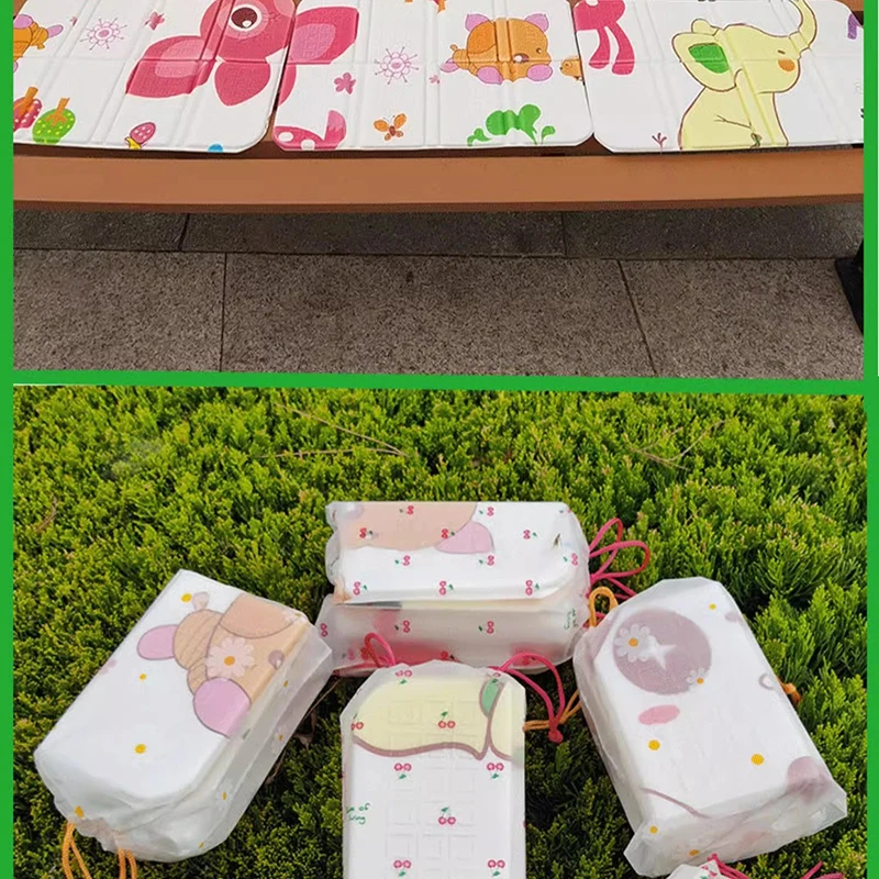 접이식 좌석 쿠션 방습 쿠션 야외 캠핑 바닥 매트, 휴대용 미니 폼 매트 피크닉 매트 음악 축제