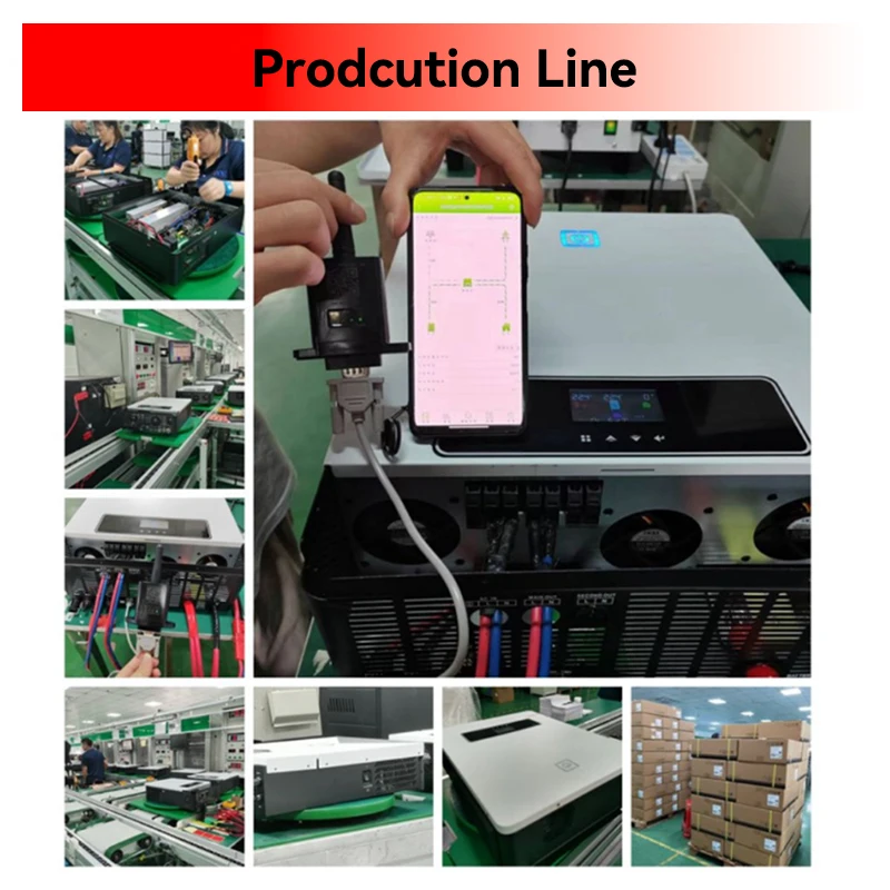 ECGSOLAX 10.2KW 하이브리드 태양광 인버터 48V 230VAC 듀얼 MPPT 180A 충전 컨트롤러 PV 최대 500VDC 순수 사인파 인버터